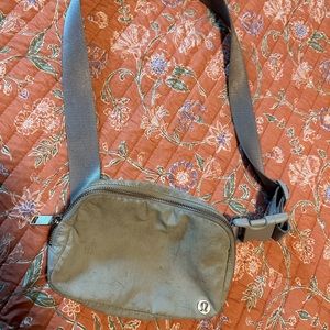Grey Lululemon Crossbody Bag